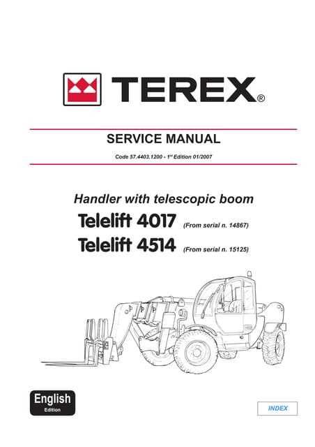 terex parts diagram