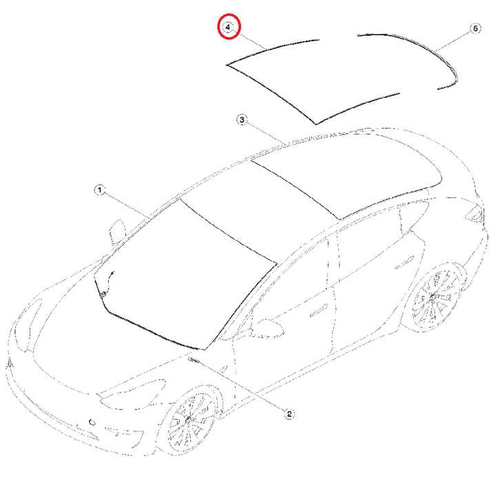 tesla model 3 parts diagram