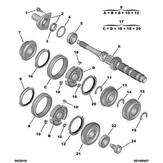 th400 transmission parts diagram