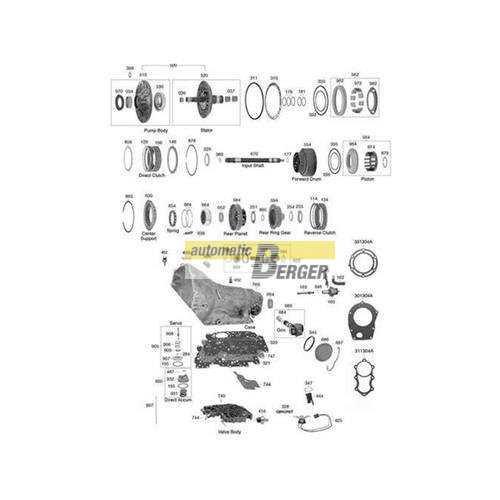 th400 transmission parts diagram