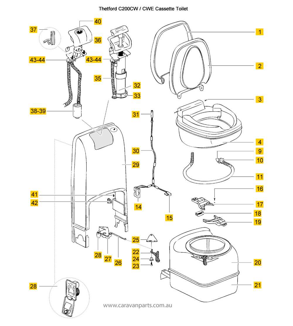 thetford 31683 parts diagram