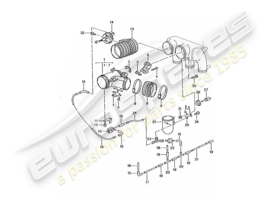 throttle body parts diagram