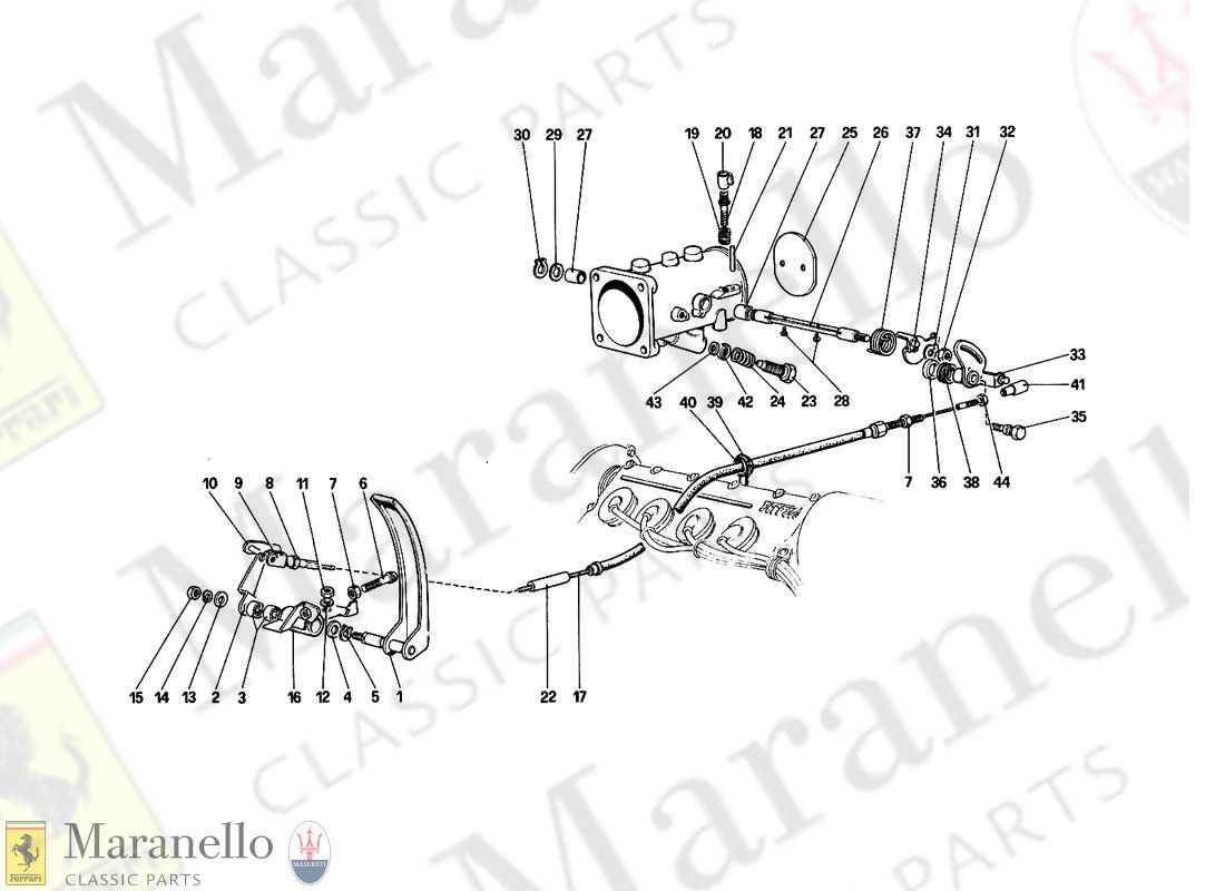 throttle parts diagram