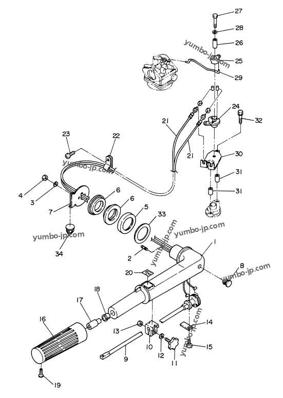 throttle parts diagram