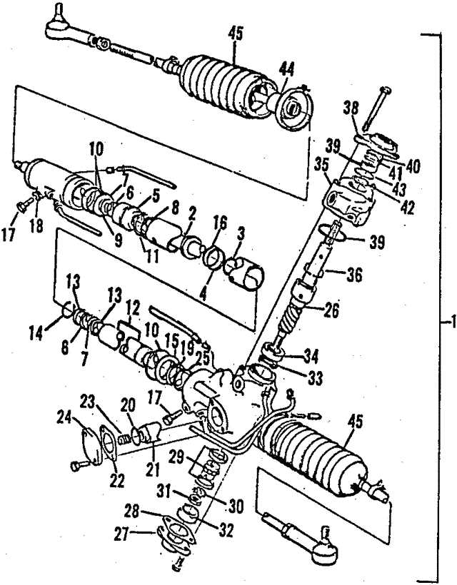 tie rod parts diagram