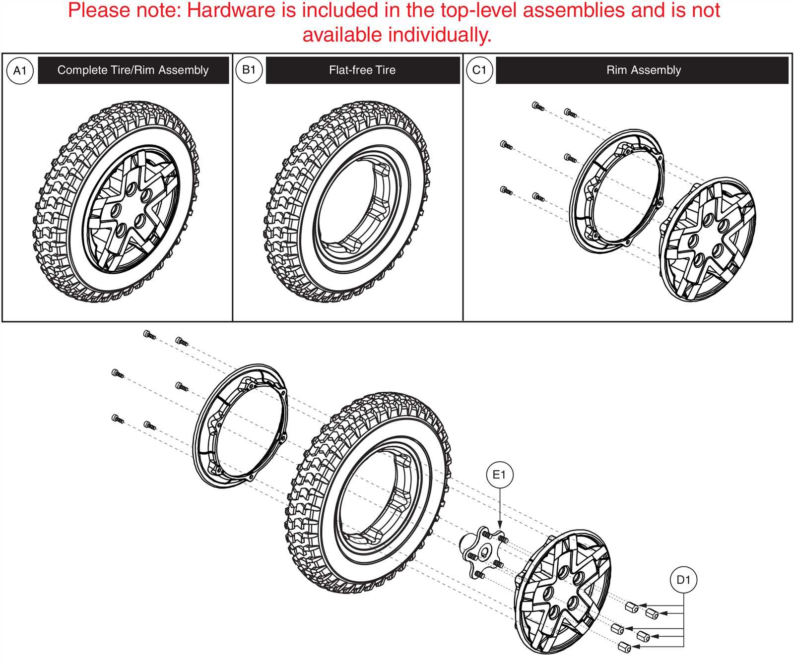 tire rim parts diagram