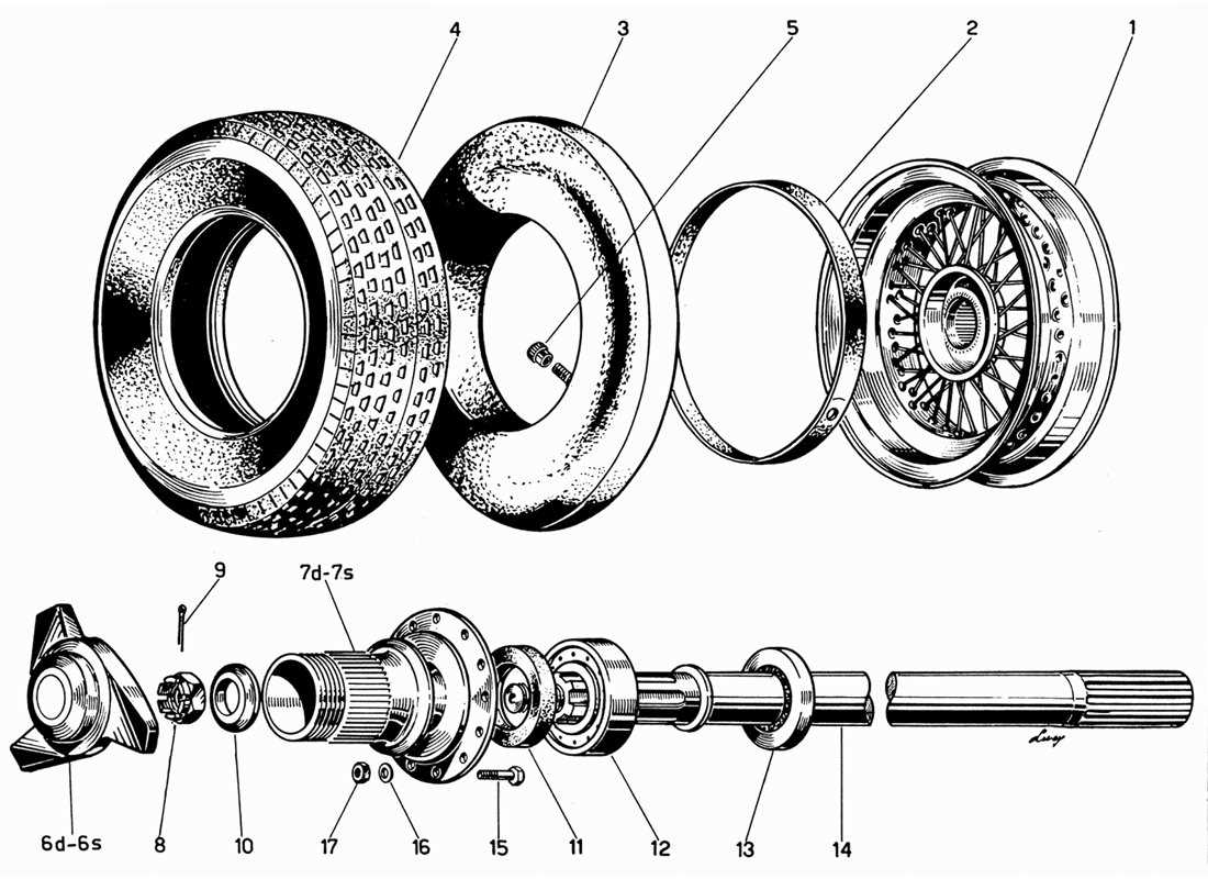 tire rim parts diagram