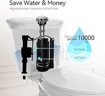 toilet flush parts diagram