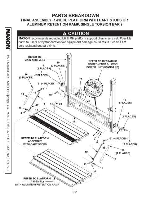 tommy gate parts diagram