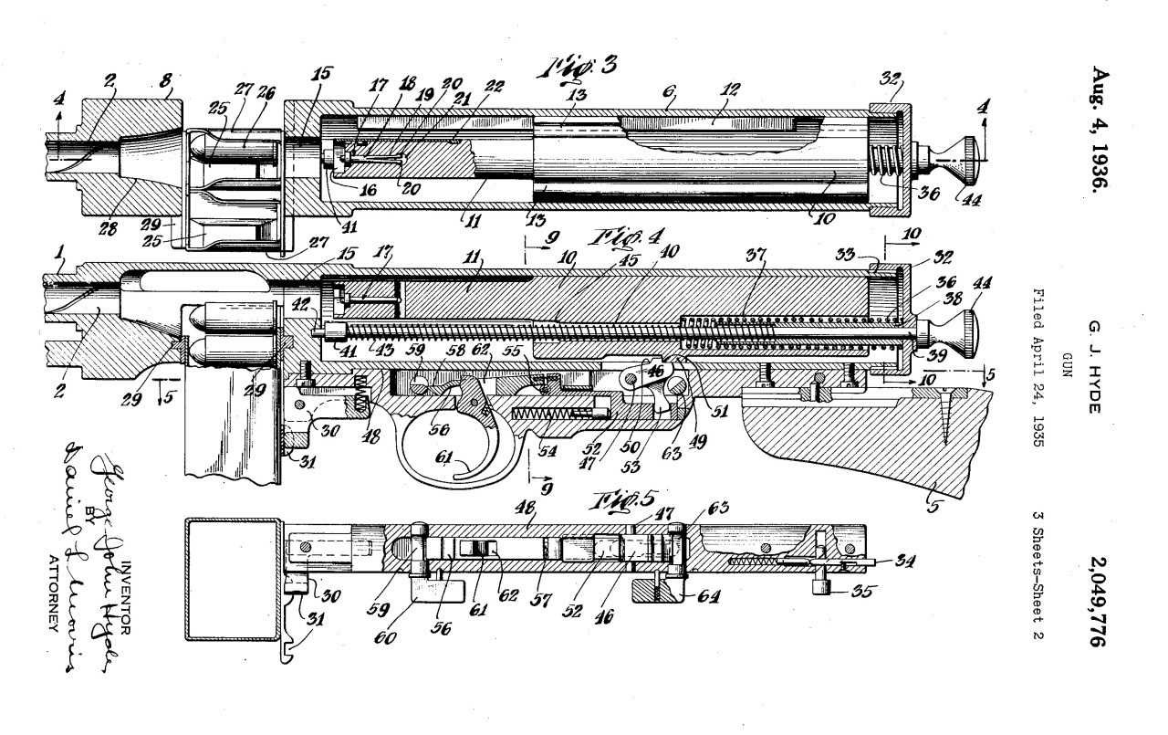 tommy gun parts diagram