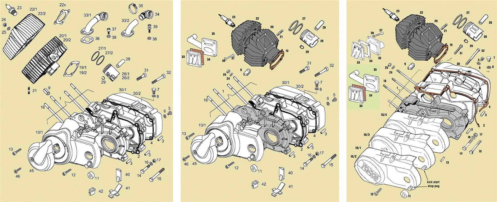 tomos moped parts diagram