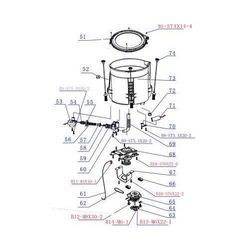 top load washing machine parts diagram