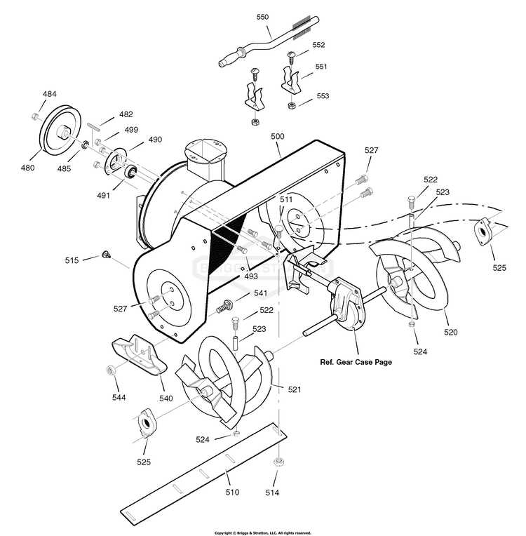 toro 524 snowblower parts diagram