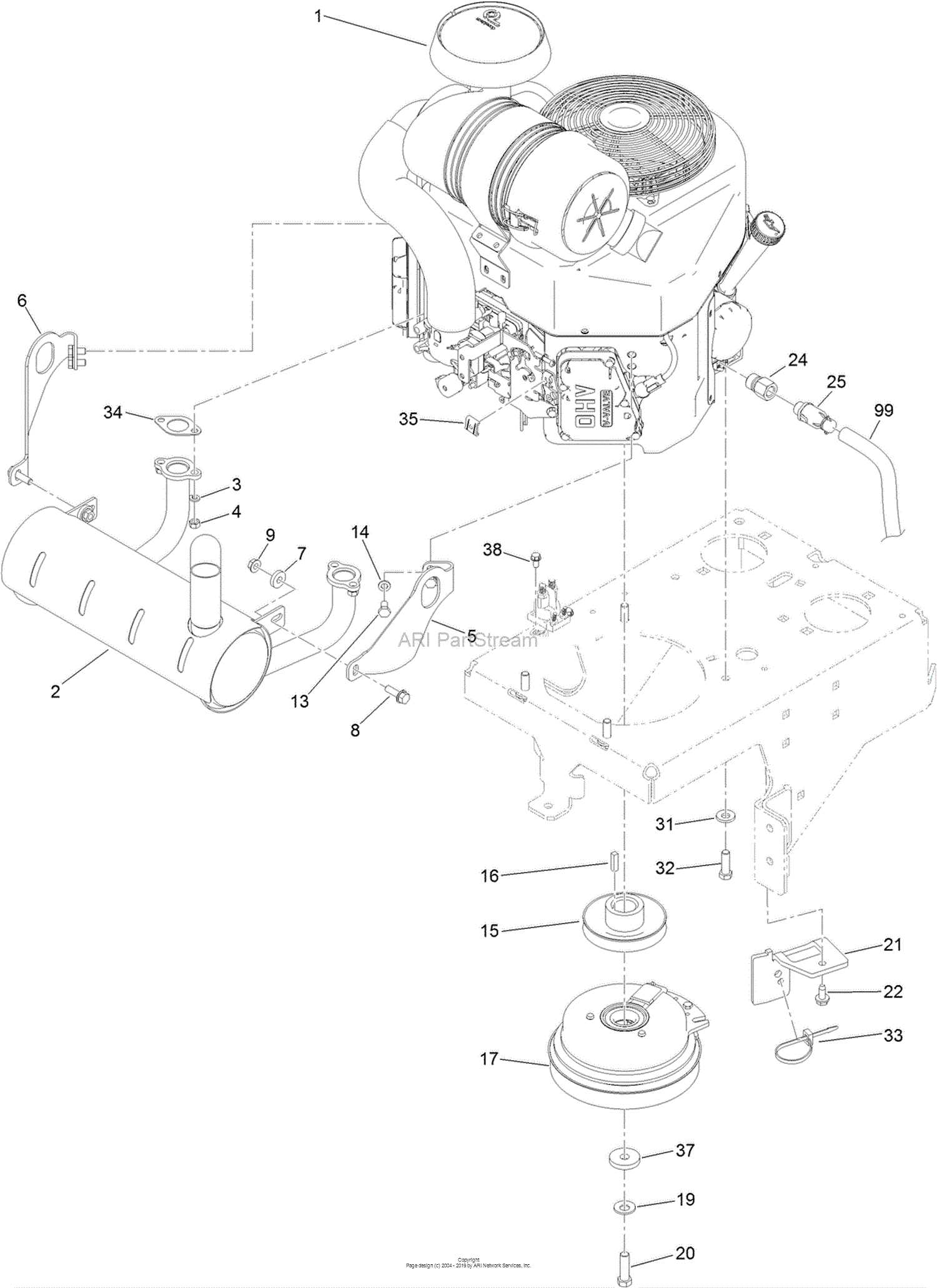 toro grandstand parts diagram