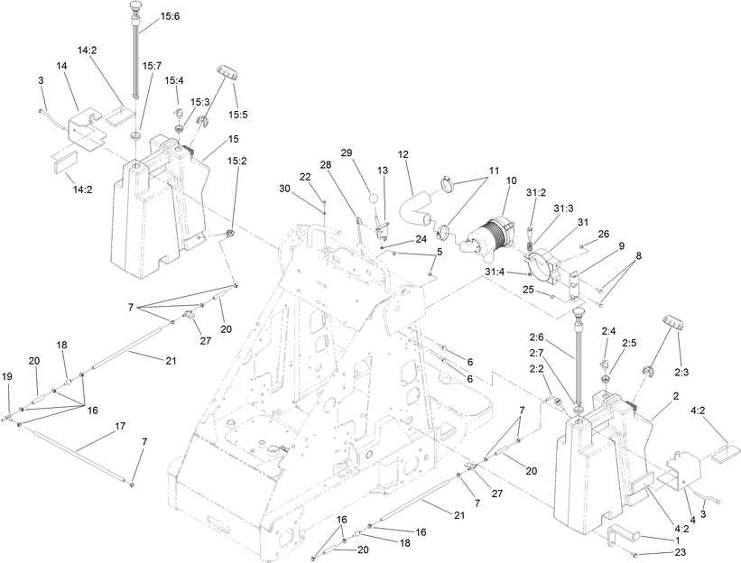 toro push mower parts diagram