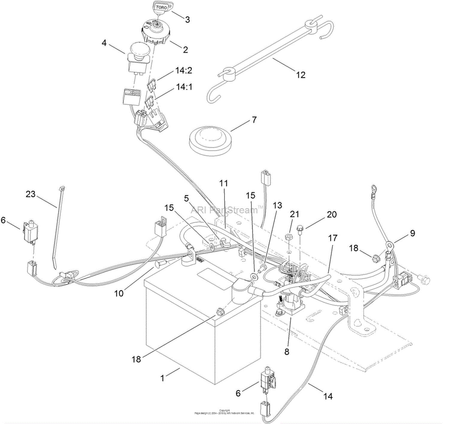 toro timecutter ss4235 parts diagram