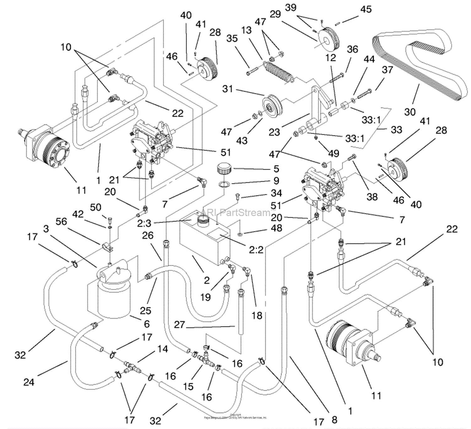 toro z master parts diagram