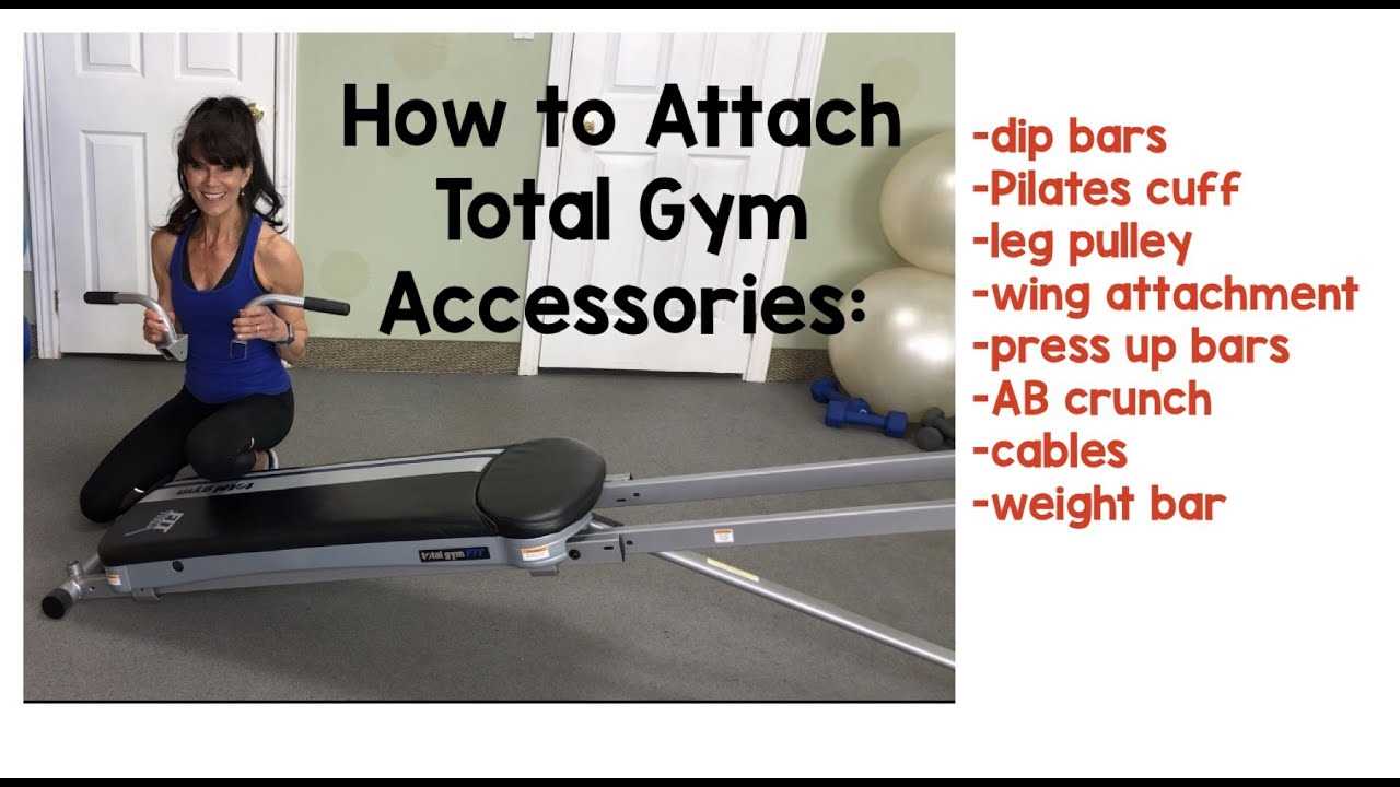 total gym parts diagram