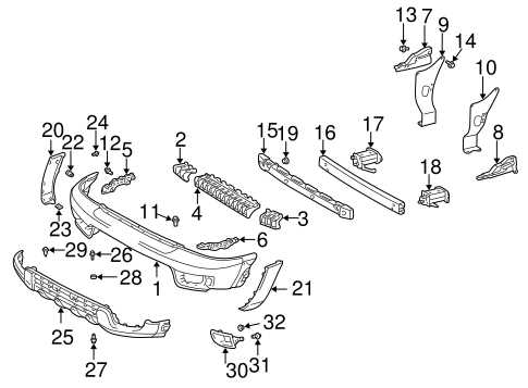 toyota 4runner parts diagram