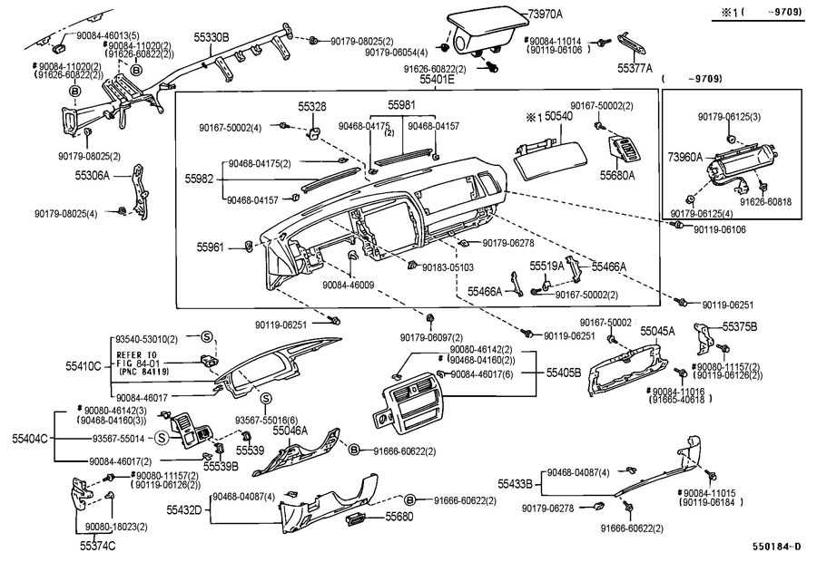 toyota avalon parts diagram