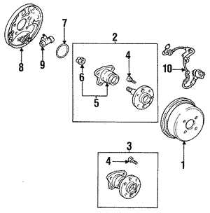 toyota brake parts diagram