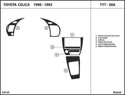 toyota corolla interior parts diagram