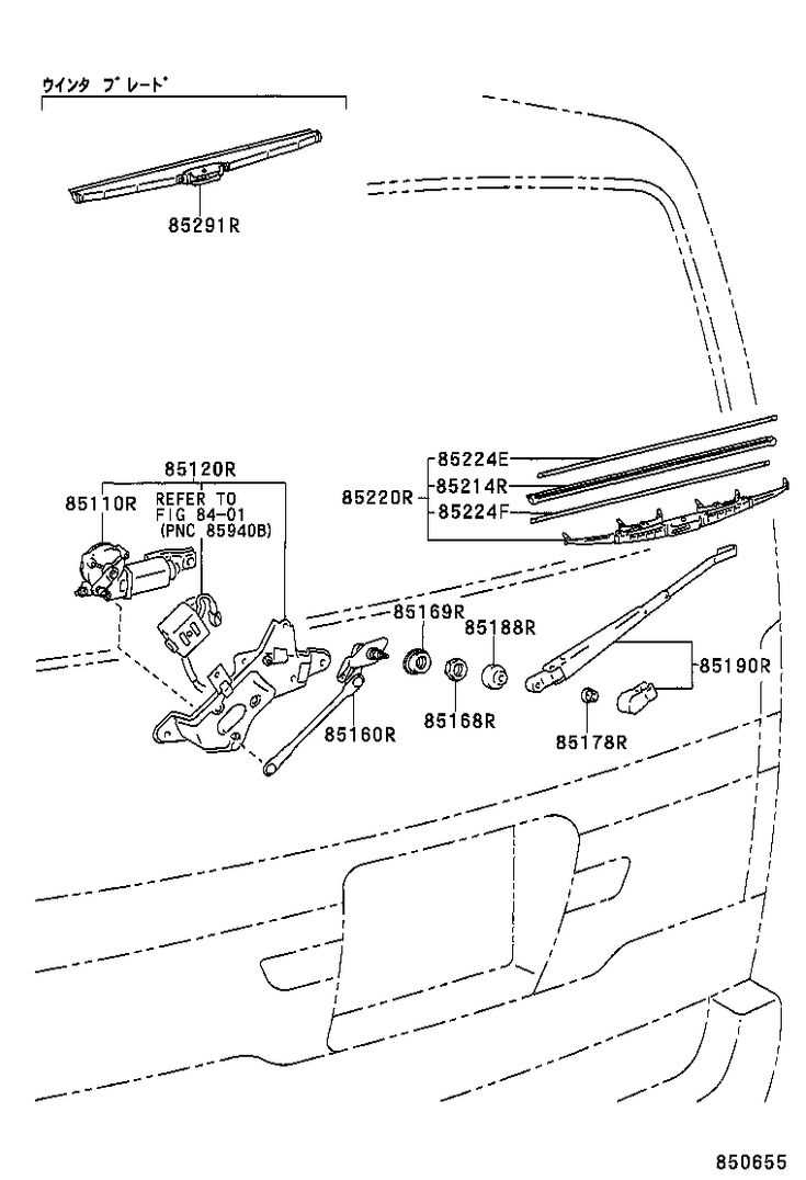 toyota door parts diagram