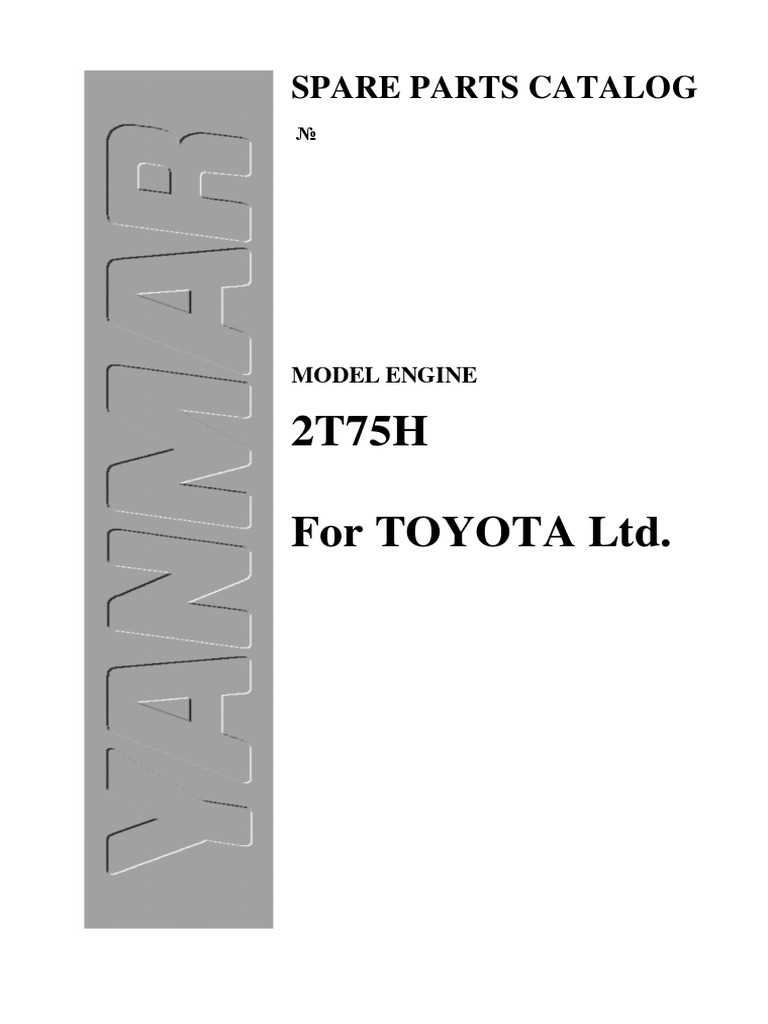 toyota engine parts diagram