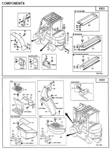 toyota forklift parts diagram