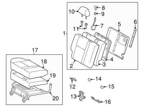 toyota matrix parts diagram