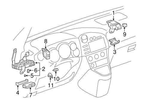 toyota matrix parts diagram