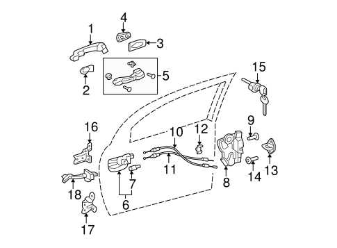 toyota matrix parts diagram