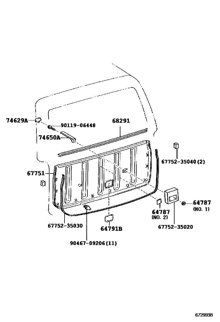 toyota sequoia parts diagram