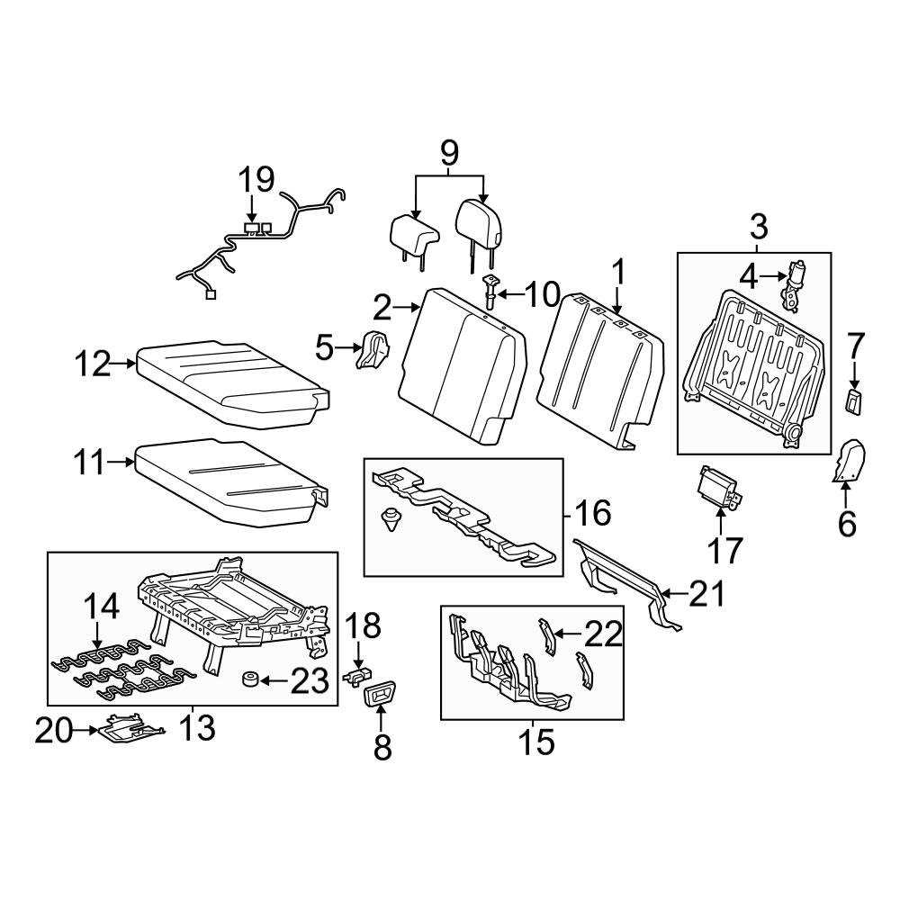 toyota sienna 2011 parts diagram