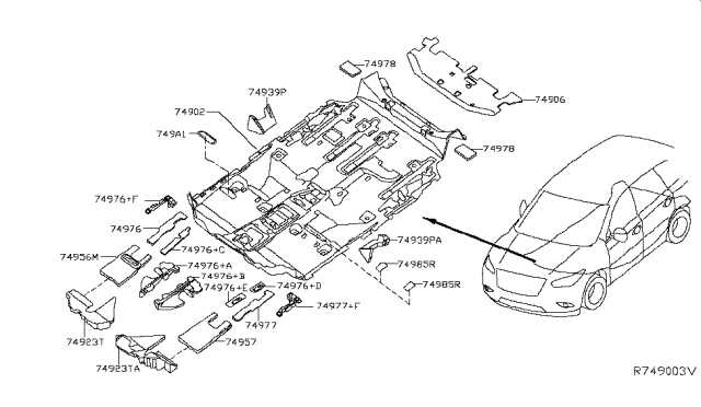 toyota sienna body parts diagram