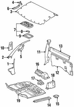 toyota t100 parts diagram