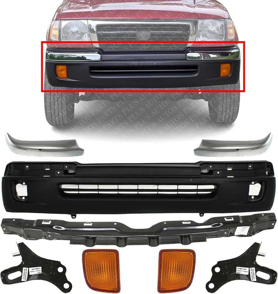 toyota tacoma front bumper parts diagram