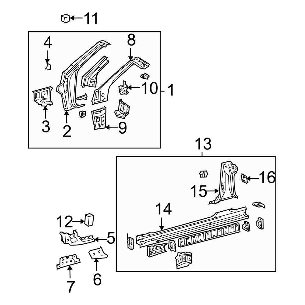 toyota tundra parts diagram