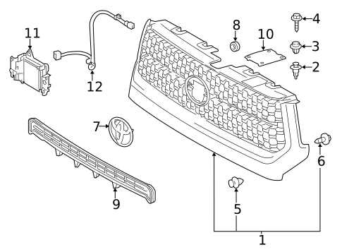 toyota tundra parts diagram