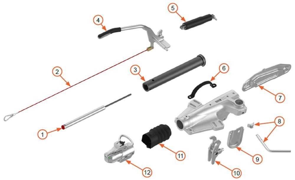 trailer tongue parts diagram