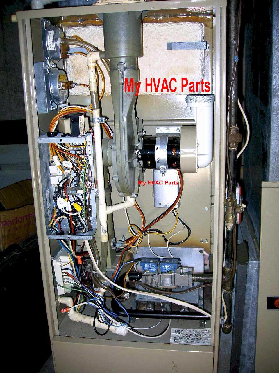 trane xr95 parts diagram