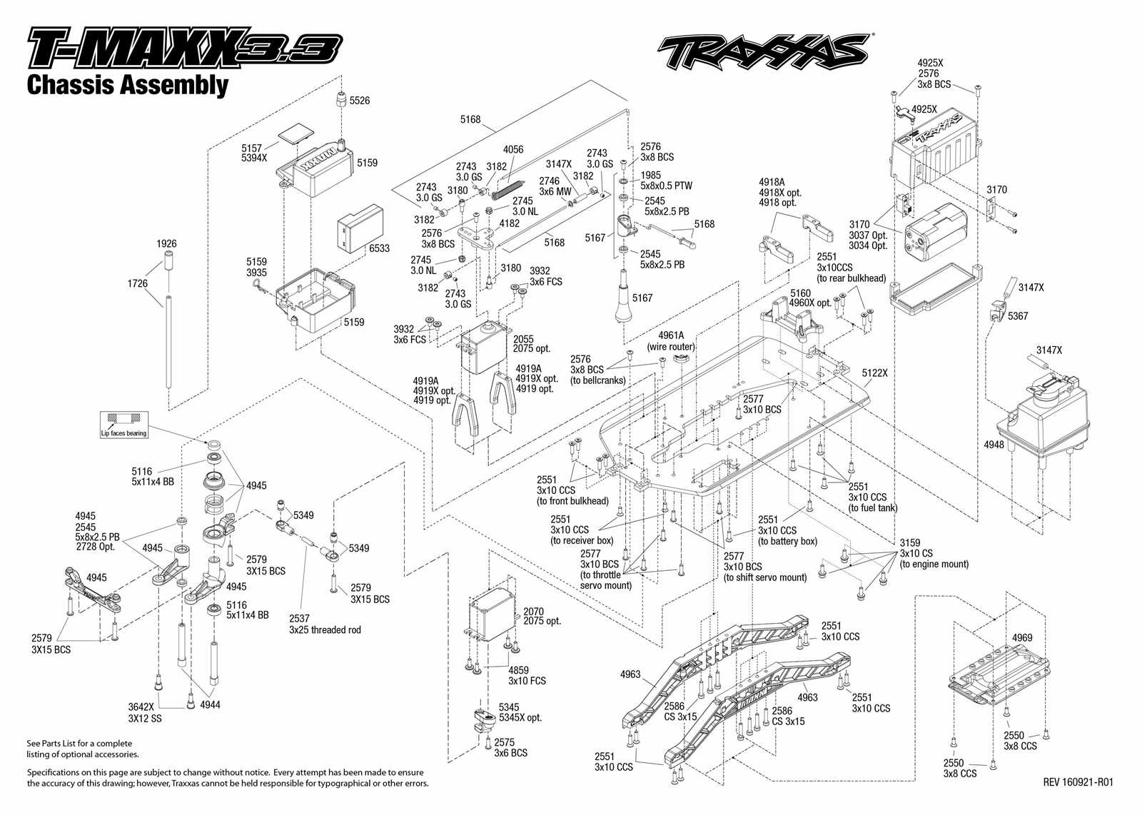 traxxas e maxx 3906 parts diagram