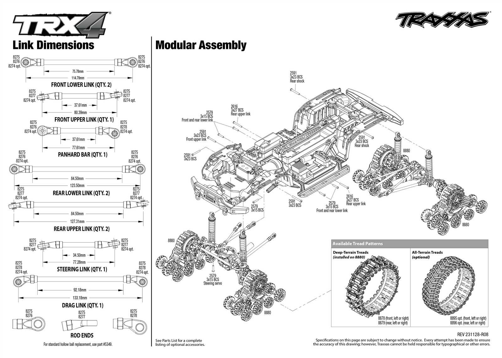 traxxas parts diagram