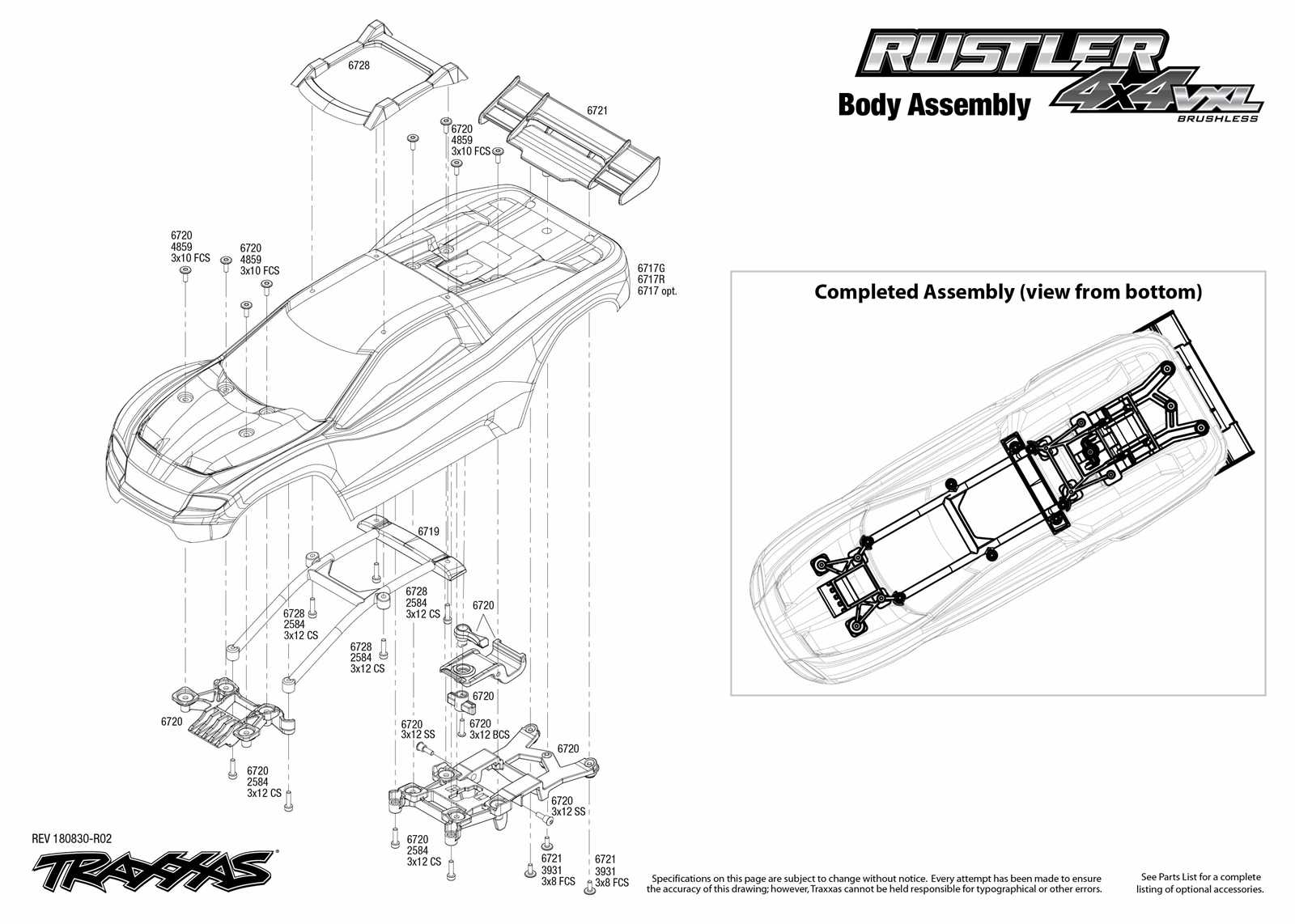 traxxas slash 4x4 parts diagram pdf