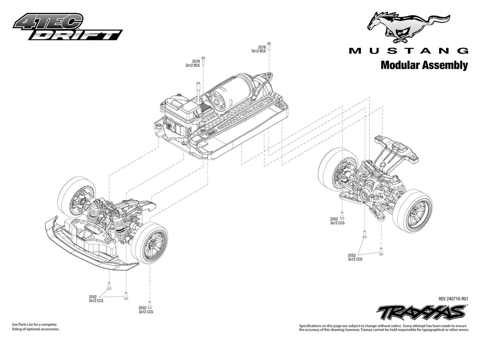 traxxas slash 4x4 vxl parts diagram