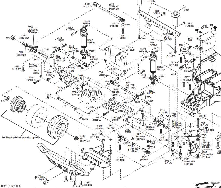 traxxas slash parts diagram