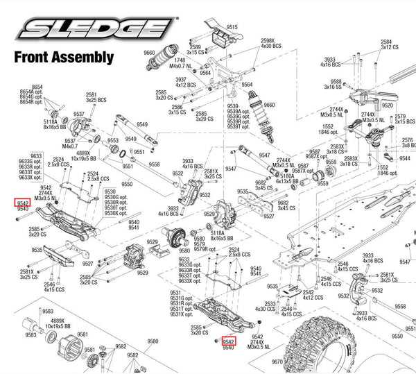 traxxas telluride parts diagram