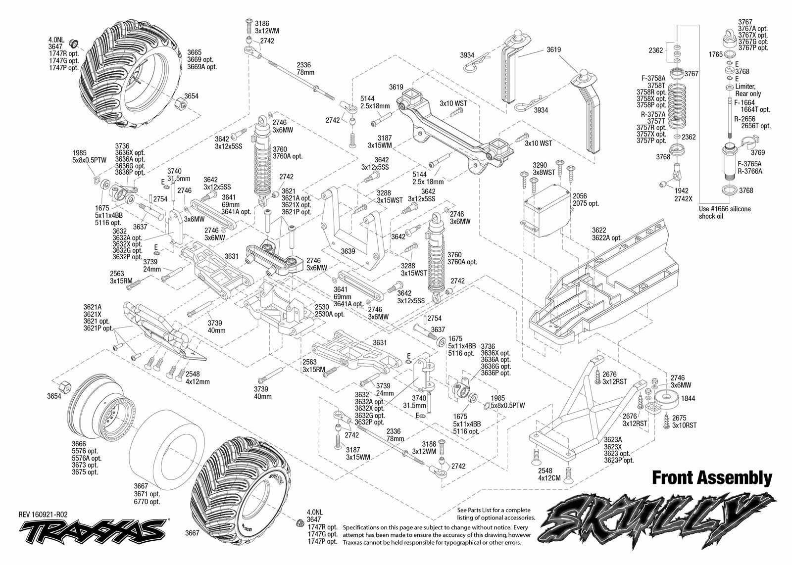 traxxas telluride parts diagram