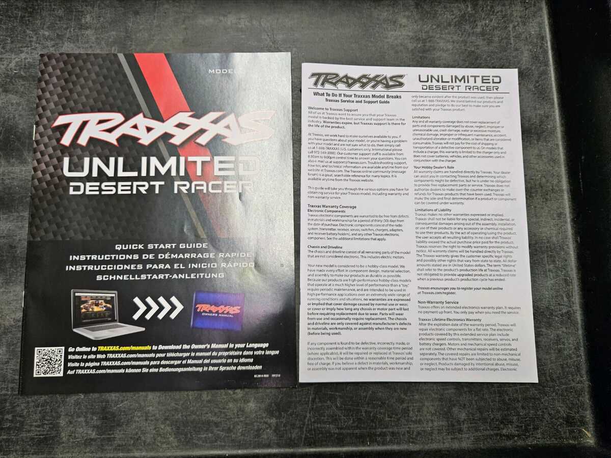 traxxas udr parts diagram