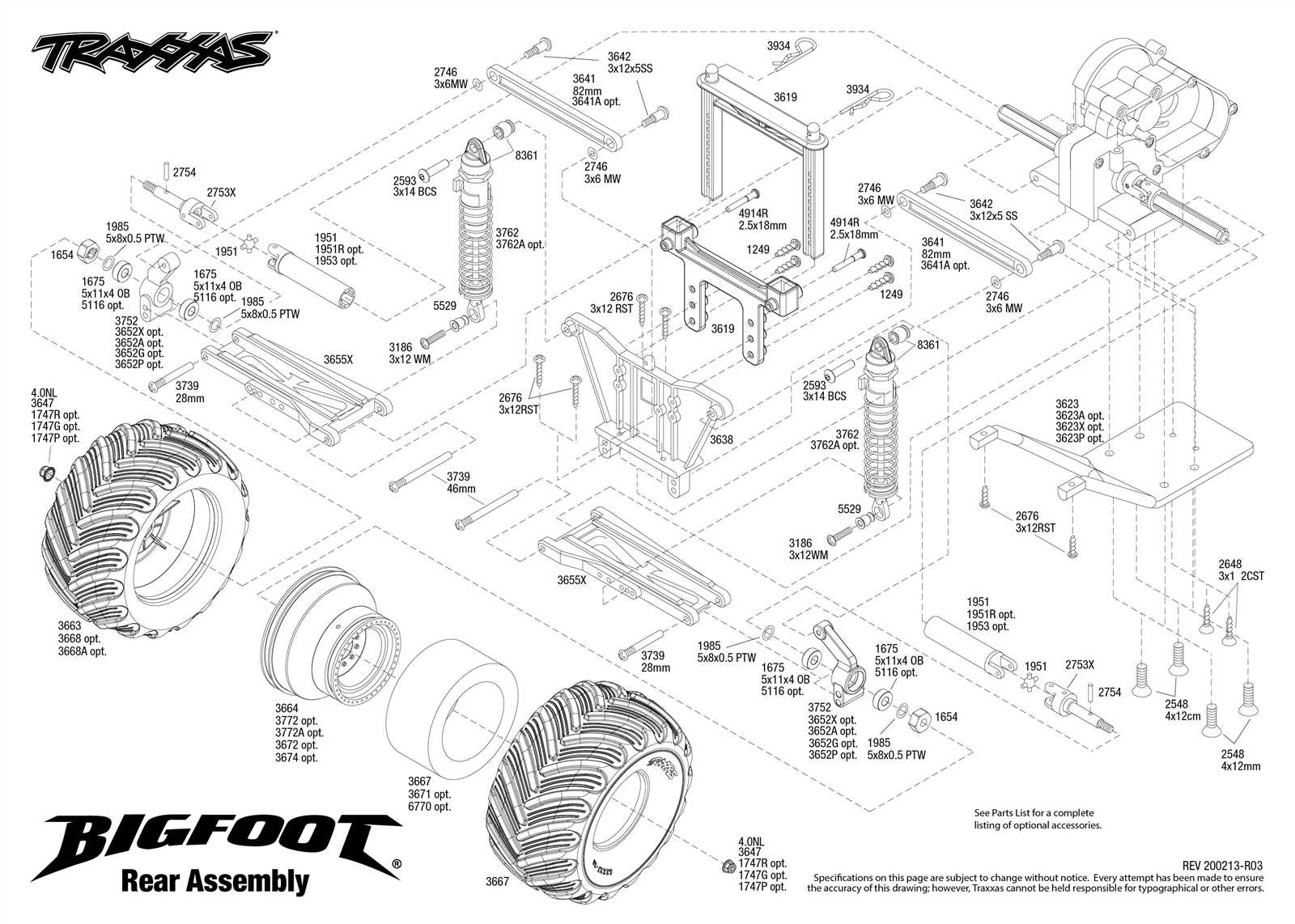 traxxas x maxx 8s parts diagram